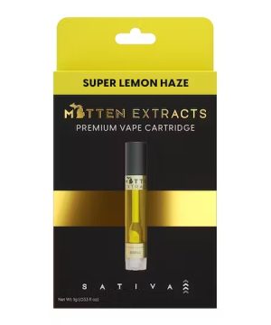 Mitten Extracts Super Lemon Haze 1g Vape Cartridge Sativa